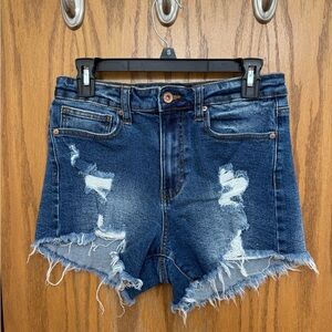 Pre-owned Kendall+Kylie The Icon Short Jean Shorts Size 7/28